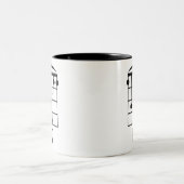 FのコードU ツートーンマグカップ (中央)