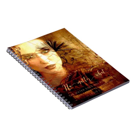 Fのテーマの螺線形のノートを書き始めて下さい ノートブック (右側)