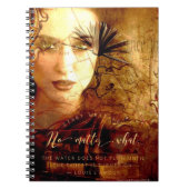 Fのテーマの螺線形のノートを書き始めて下さい ノートブック (正面)