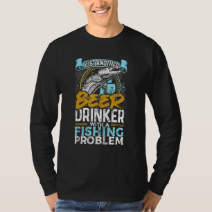 Fのビールの飲み物は別の魚釣りだ Tシャツ