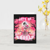 Fの木の後ろのUfoのエイリアンから隠れている大きな足 カード (黄色い花)