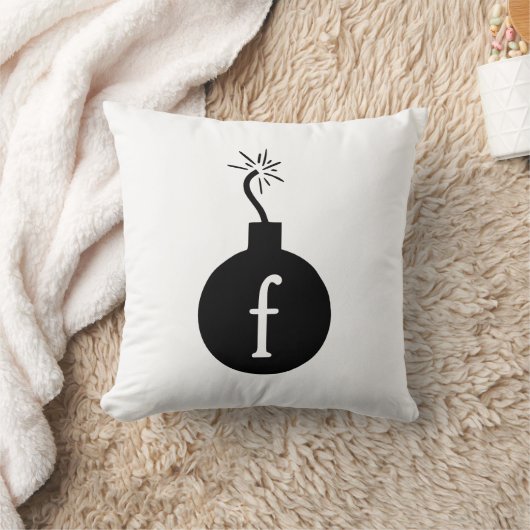 Fの爆弾を落として下さい クッション (ブランケット)