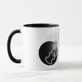 Fの爆弾(あなた自身の文字を加えて下さい!) マグカップ (左)