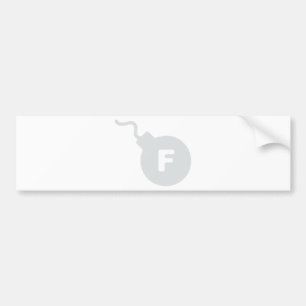Fの爆弾 バンパーステッカー