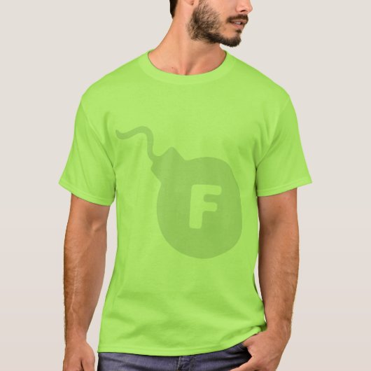 Fの爆弾 Tシャツ (正面)