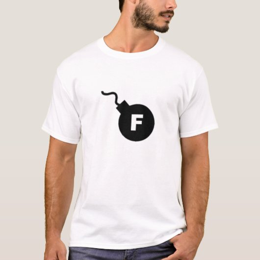 Fの爆弾 Tシャツ (正面)