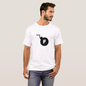 Fの爆弾 Tシャツ (正面フル)