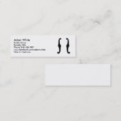 fの穴に注意して下さい スキニー名刺 (正面/裏面)