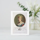 Fの賢い王という,チャールズ5世のポートレート ポストカード (スタンド正面)