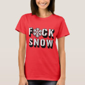 Fの雪- .PNG Tシャツ (正面)