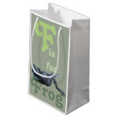 Fはカエルのためです スモールペーパーバッグ (裏面アングル)