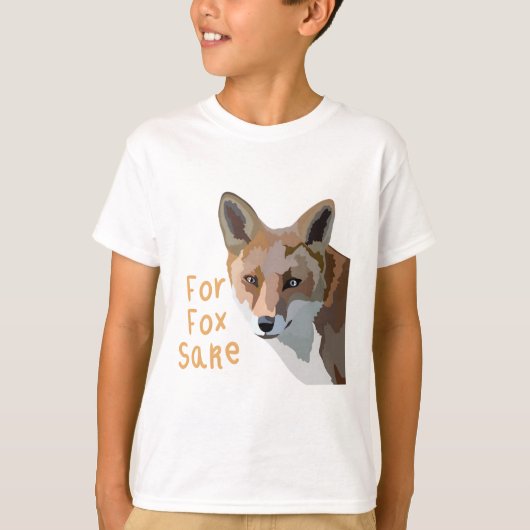 Fはキツネ Tシャツ (正面)