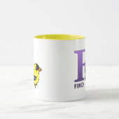 Fはフィンチだ マグカップ (中央)