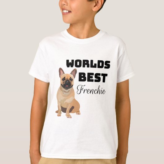 Fはフランス犬 Tシャツ (正面)