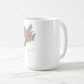 Fは花 コーヒーマグカップ (正面右)