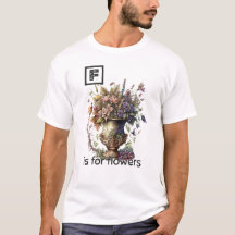 Fは花Tシャツ用