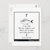 Fは魚だった ポストカード (正面/裏面)
