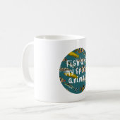 Fは魚 コーヒーマグカップ (正面左)