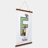 Fは.....だパーソナライズされた 吊り下げ型タペストリー (傾斜あり)