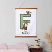 Fは.....だパーソナライズされた 吊り下げ型タペストリー (寝室)