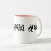 Fを上に回す ツートーンマグカップ (正面右)