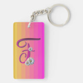 Fイニシャルキーチェーン キーホルダー (裏面)