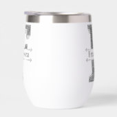 Fイニシャルパーソナライズされたシルバーモノグラムあなたの名前 (右面)