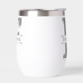 Fイニシャルパーソナライズされたシルバーモノグラムあなたの名前 (左面)