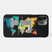 Fイニシャルパーソナライズされたシルバーモノグラムあなたの名前 Case-Mate iPhoneケース (裏面(横))