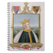 fエドワード三世(1312-77年の)イギリス国王のポートレート ノートブック (正面)