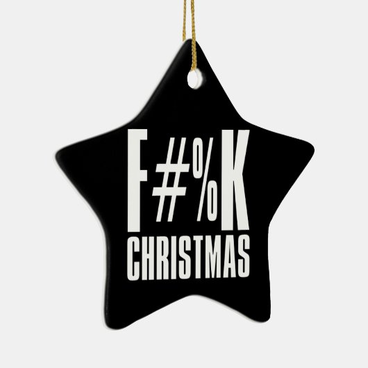 FクリスマスとF Youもオーナメント セラミックオーナメント (右)