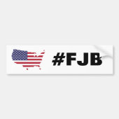 Fジョーバイデン氏#FJBバンパーステッカー バンパーステッカー (正面)