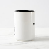 Fスタイルのマンドリンのマグ ツートーンマグカップ (中央)