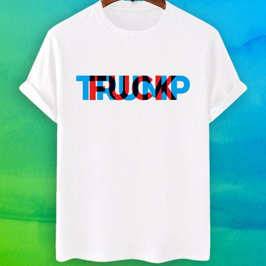 Fトランプおもしろいアンチ切り株FDT Tシャツ