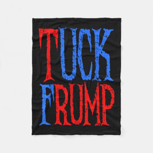Fトランプ、アメリカの愛国者、巧妙なアメリカの抗議 フリースブランケット (正面)