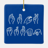 Fトランプ（サインイン言語） セラミックオーナメント (裏面)