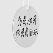 Fトランプ（手話） オーナメント (正面)