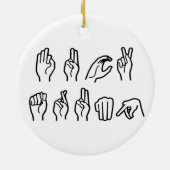 Fトランプ（手話） セラミックオーナメント (裏面)