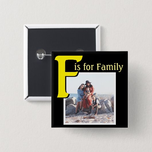 Fファミリー 缶バッジ (正面&裏面)