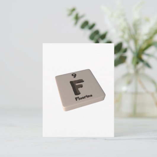 Fフッ素 ポストカード (スタンド正面)