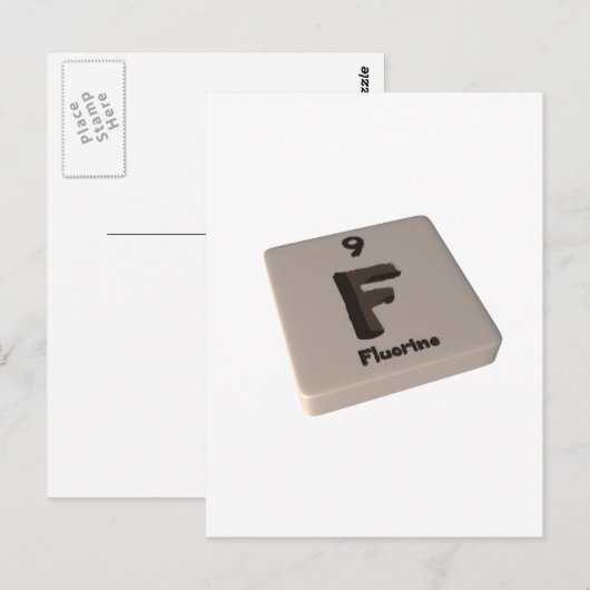 Fフッ素 ポストカード (正面/裏面)