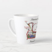 Fベスター脱出棺 カフェラテマグ (左アングル)