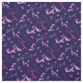 Fモノグラムと名パーソナライズされた称Freya生地 ファブリック (見本)