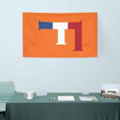 FモノグラムはNLDフラグ上またはbnrcnt上にオーバーレイ 横断幕 (トレードショー)