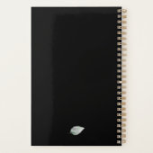 Fモノグラムフローラパーソナライズされたプランナー プランナー手帳 (裏面)