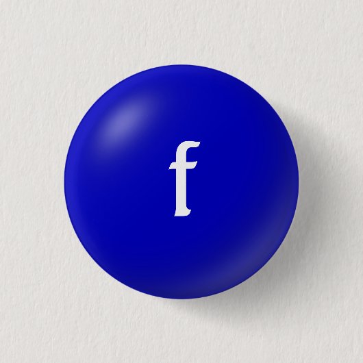 Fモノグラムボタン 缶バッジ (正面)