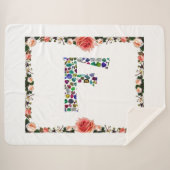 Fモノグラム シェルパブランケット (正面(横))