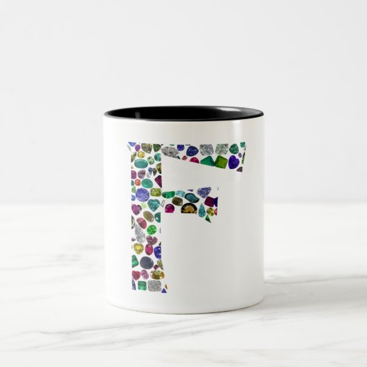 Fモノグラム ツートーンマグカップ (中央)