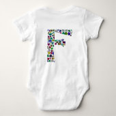 Fモノグラム ベビーボディスーツ (裏面)