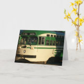 Fライントロリー挨拶状 カード (黄色い花)